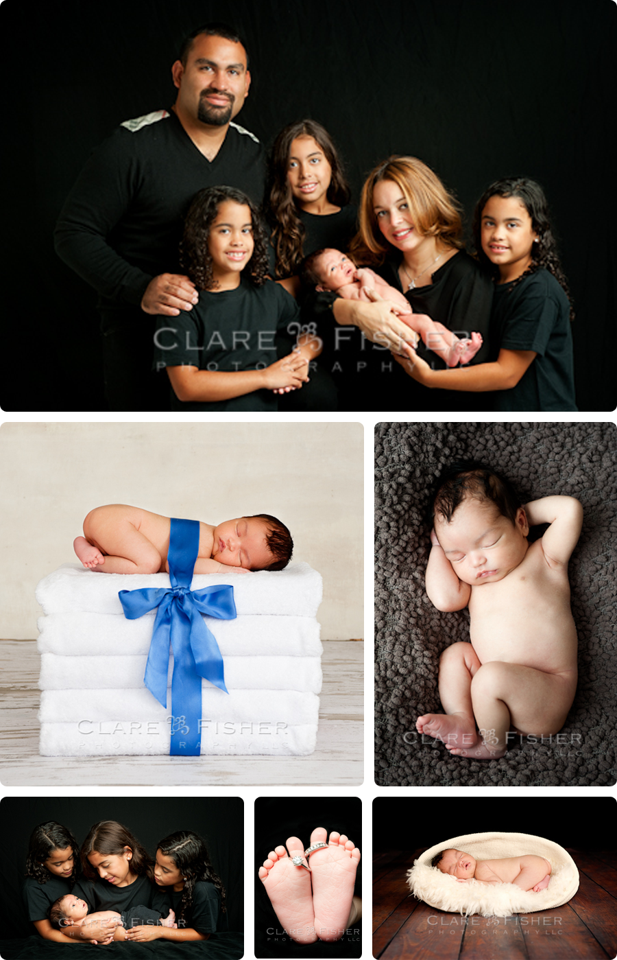 Newborn and Family portrait session